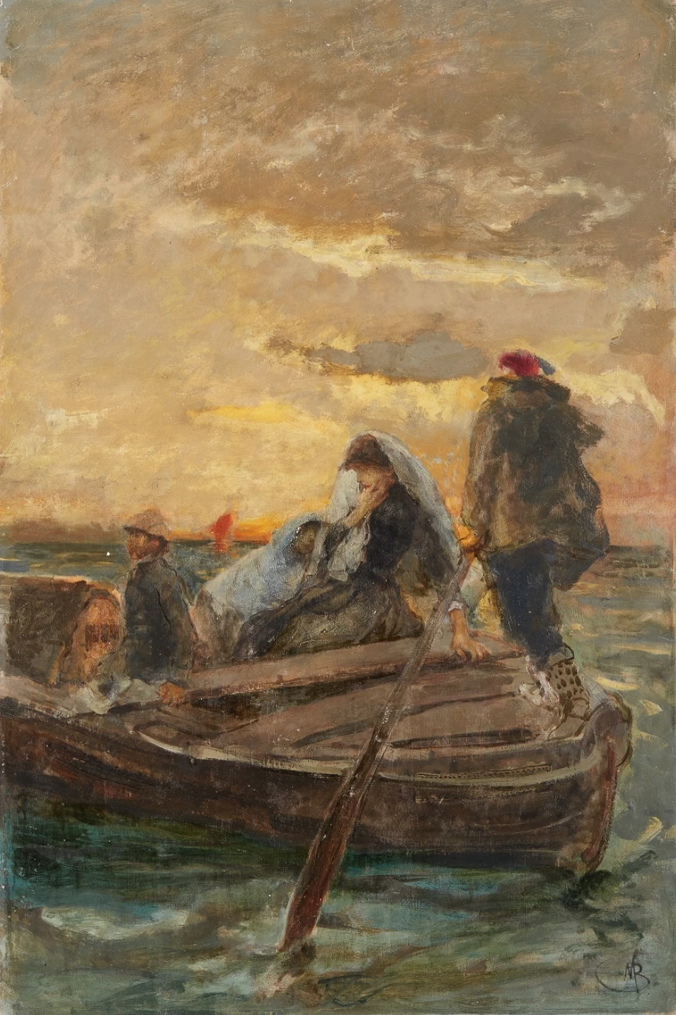 Figure su una barca
